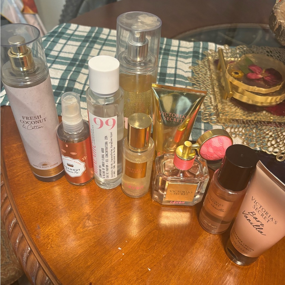 Lot of girly-girl perfumes